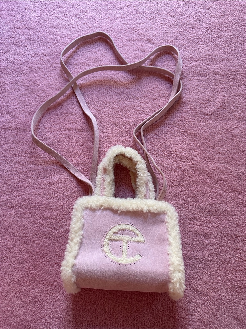 Pink telfar Ugg purse